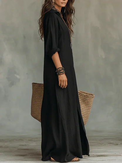 Isolde | Luxe maxi-jurk met flatterende silhouet