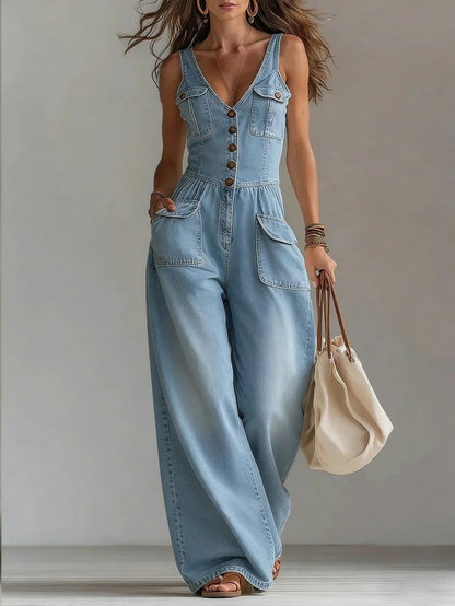 Chiara | Dames jumpsuit met V-hals