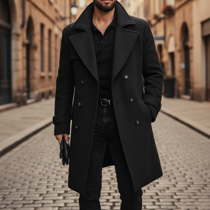 KAELVIN | Elegante Winter Overjas met Verzorgde Pasvorm voor Dag en Stad