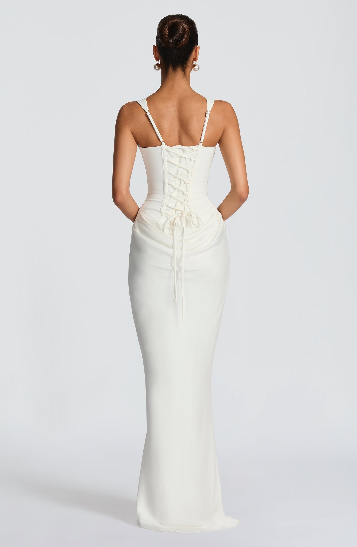 Arabella | Elegante Maxi Jurk in Ivoorwit