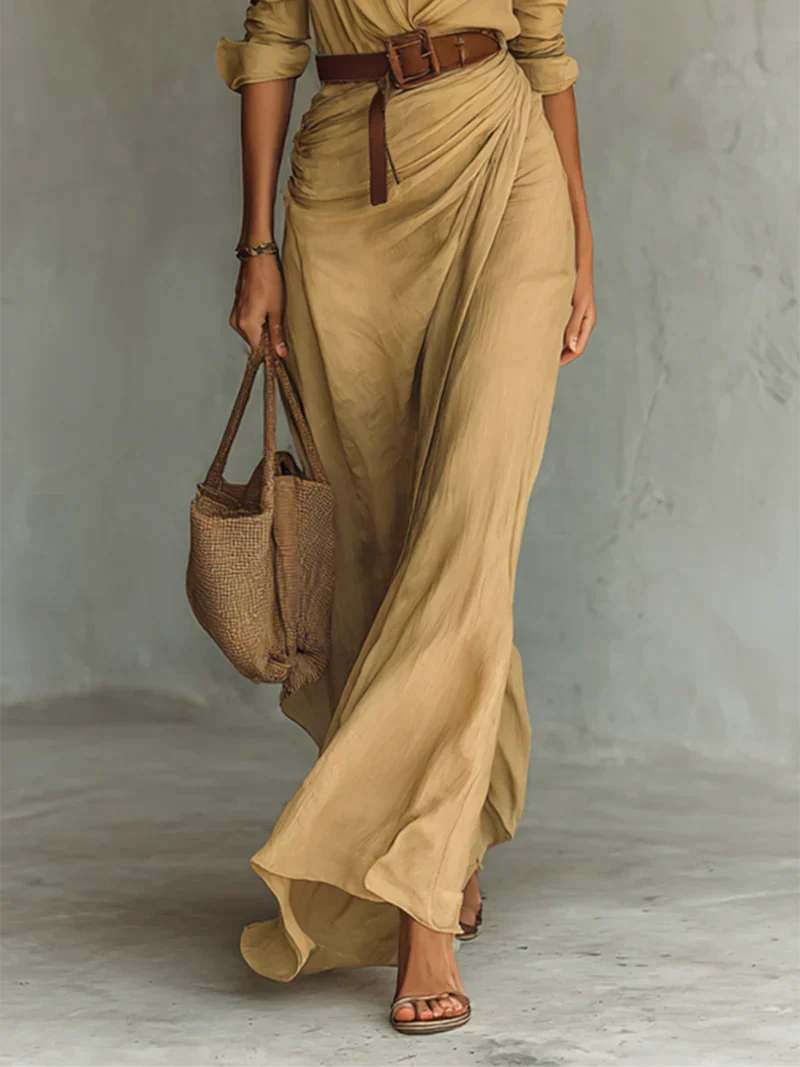 Savannah | Lange jurk met moeiteloze elegantie