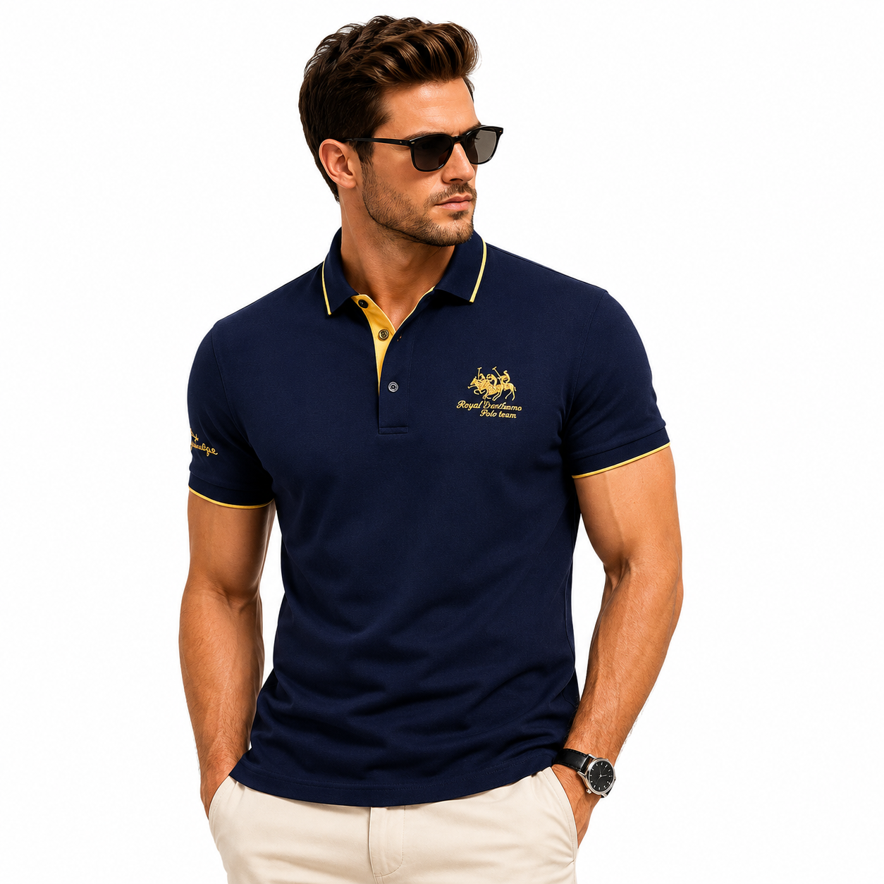 Lucien | Luxe polo met exclusieve uitstraling