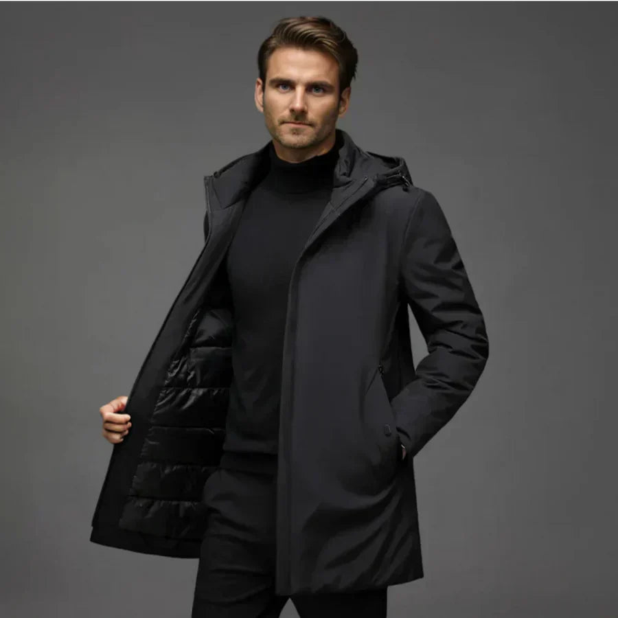 IVARON | Moderne en Warme Jas met Capuchon