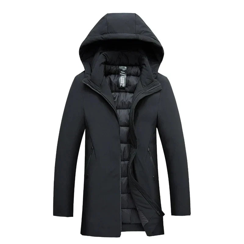 IVARON | Moderne en Warme Jas met Capuchon