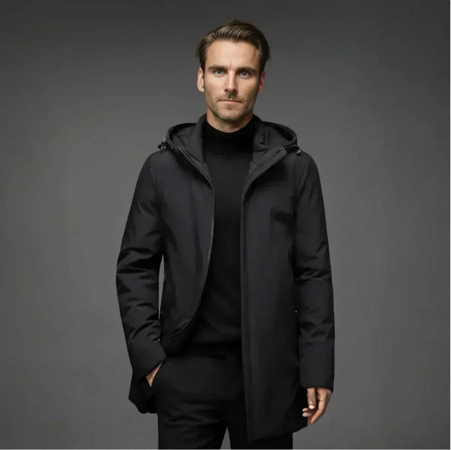 IVARON | Moderne en Warme Jas met Capuchon