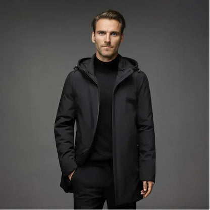 IVARON | Moderne en Warme Jas met Capuchon