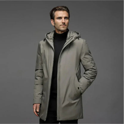 IVARON | Moderne en Warme Jas met Capuchon