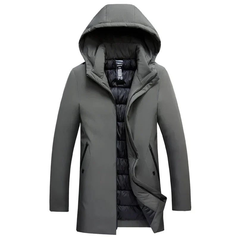 IVARON | Moderne en Warme Jas met Capuchon
