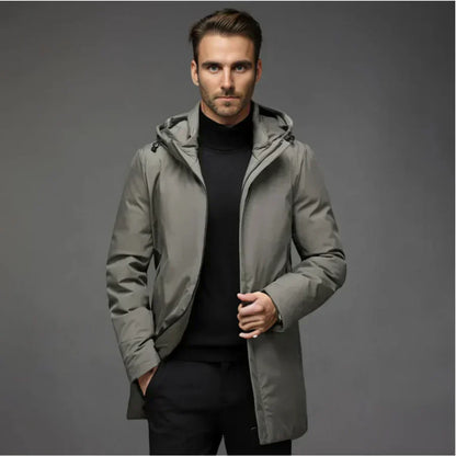 IVARON | Moderne en Warme Jas met Capuchon