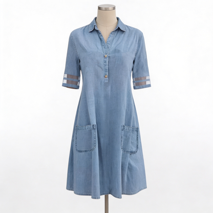 Luciana | Elegante Denim Blousejurk