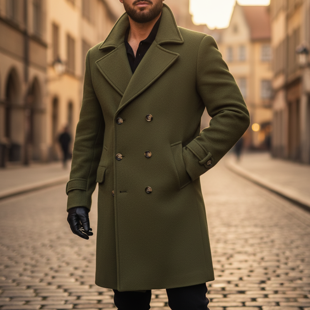 KAELVIN | Elegante Winter Overjas met Verzorgde Pasvorm voor Dag en Stad