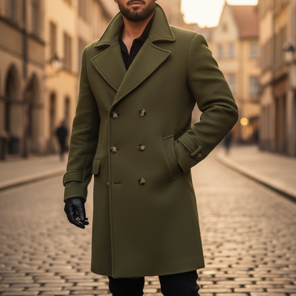 KAELVIN | Elegante Winter Overjas met Verzorgde Pasvorm voor Dag en Stad