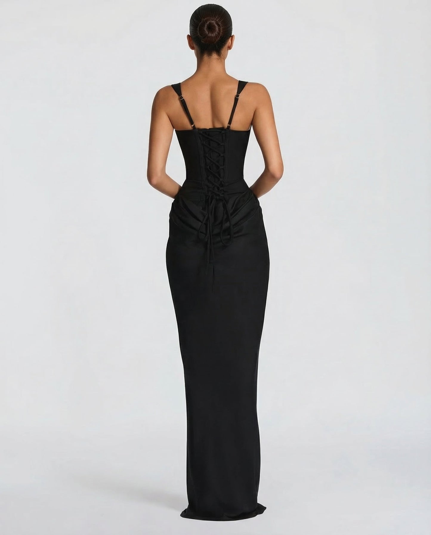 Evangeline | Elegante Maxi Jurk met Zandloperpasvorm