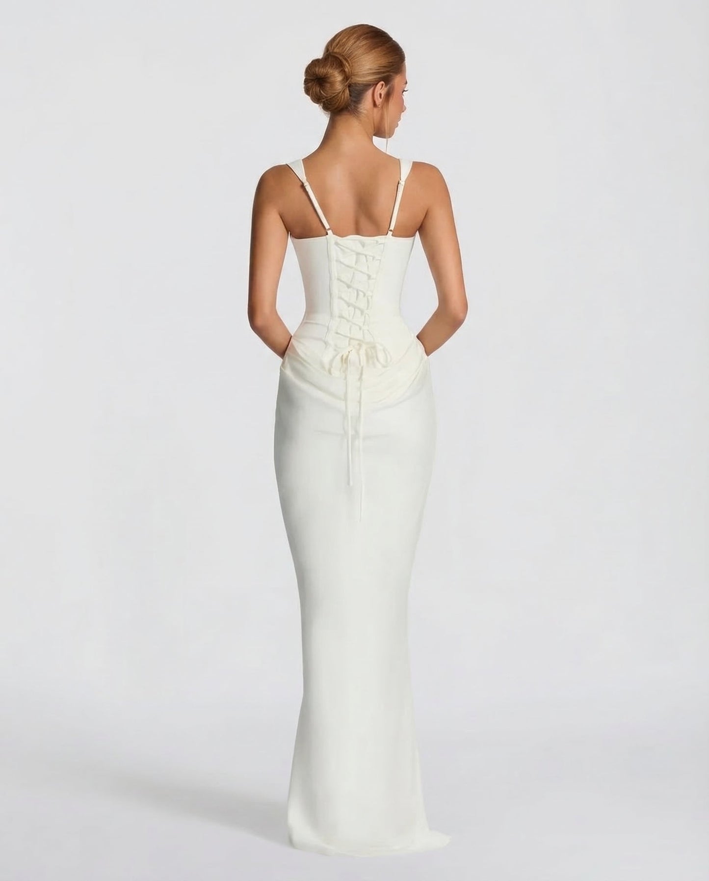 Evangeline | Elegante Maxi Jurk met Zandloperpasvorm