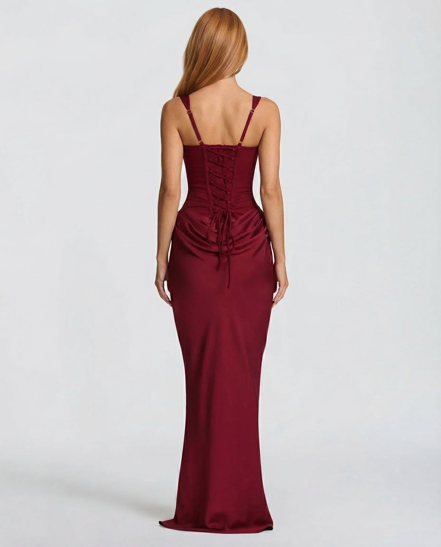 Evangeline | Elegante Maxi Jurk met Zandloperpasvorm