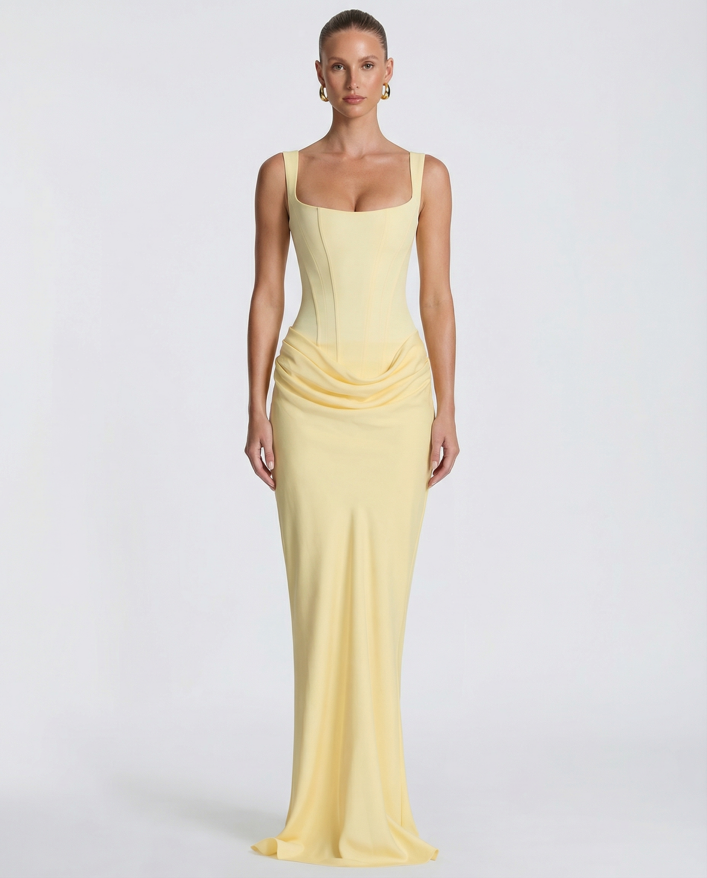 Evangeline | Elegante Maxi Jurk met Zandloperpasvorm