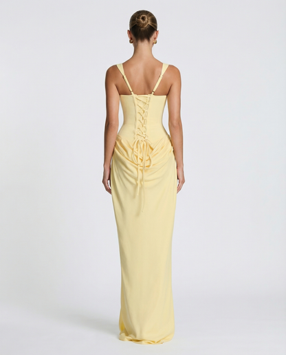 Evangeline | Elegante Maxi Jurk met Zandloperpasvorm