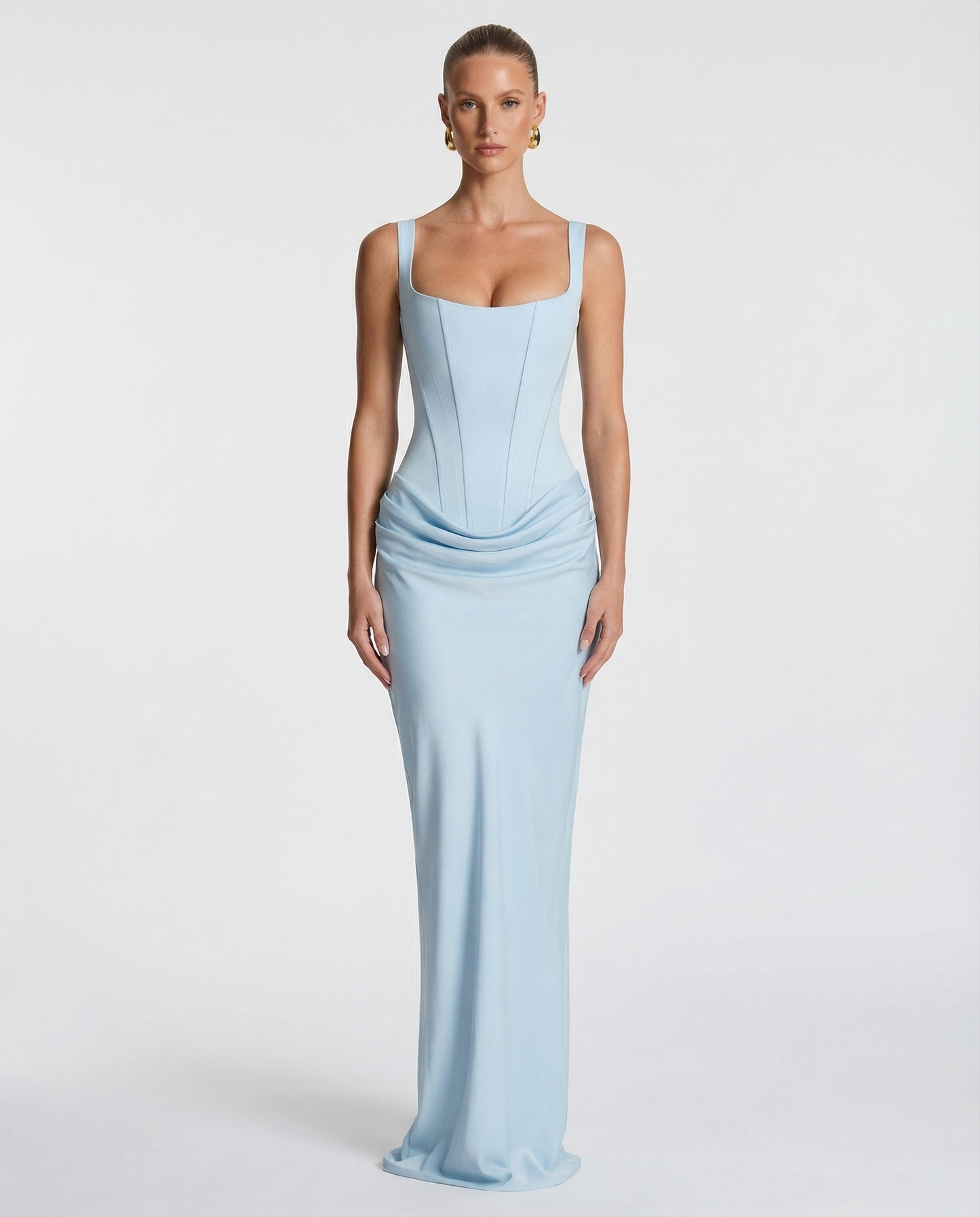 Evangeline | Elegante Maxi Jurk met Zandloperpasvorm