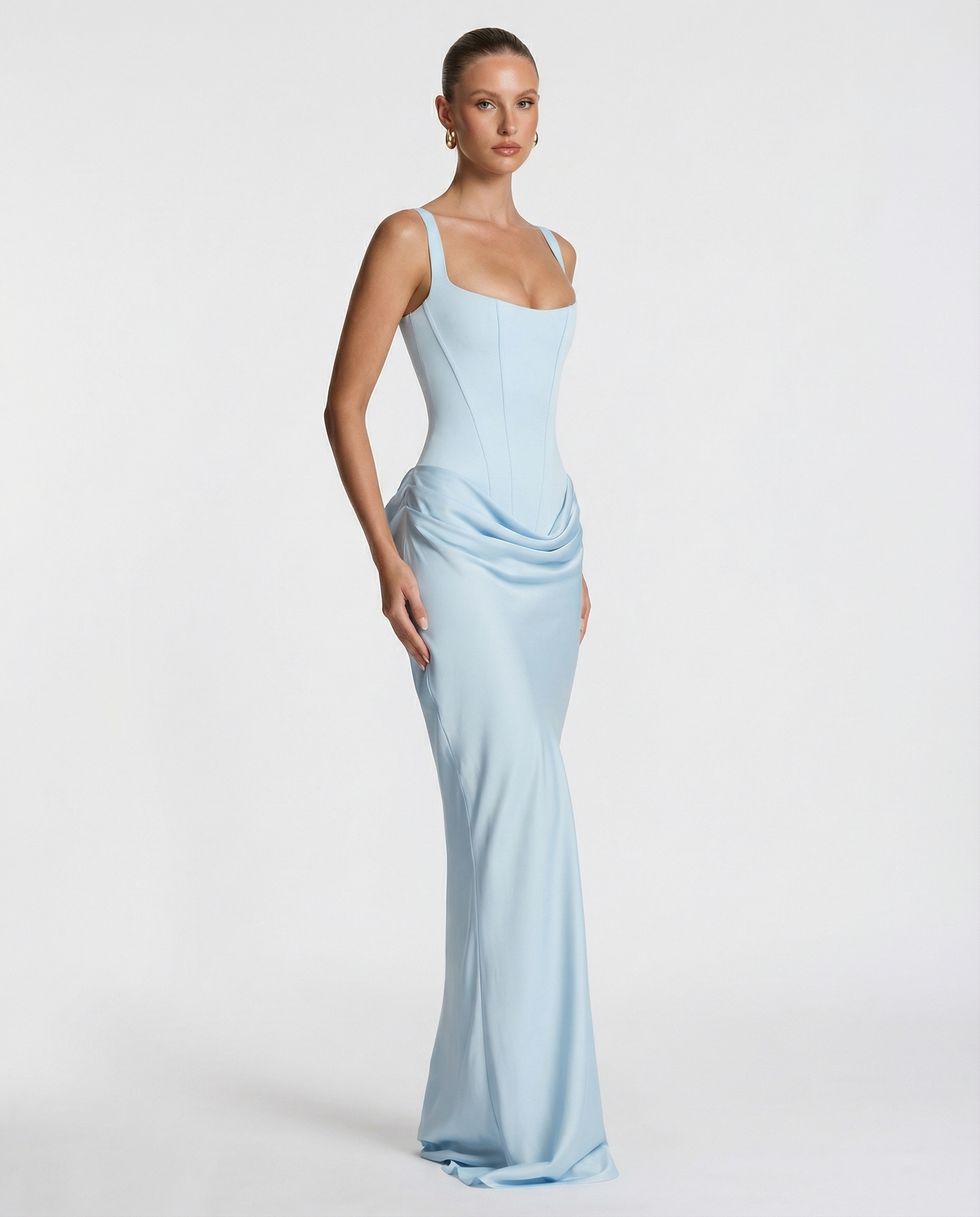 Evangeline | Elegante Maxi Jurk met Zandloperpasvorm