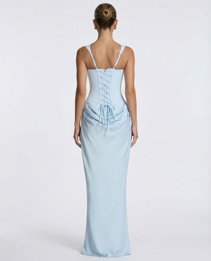 Evangeline | Elegante Maxi Jurk met Zandloperpasvorm