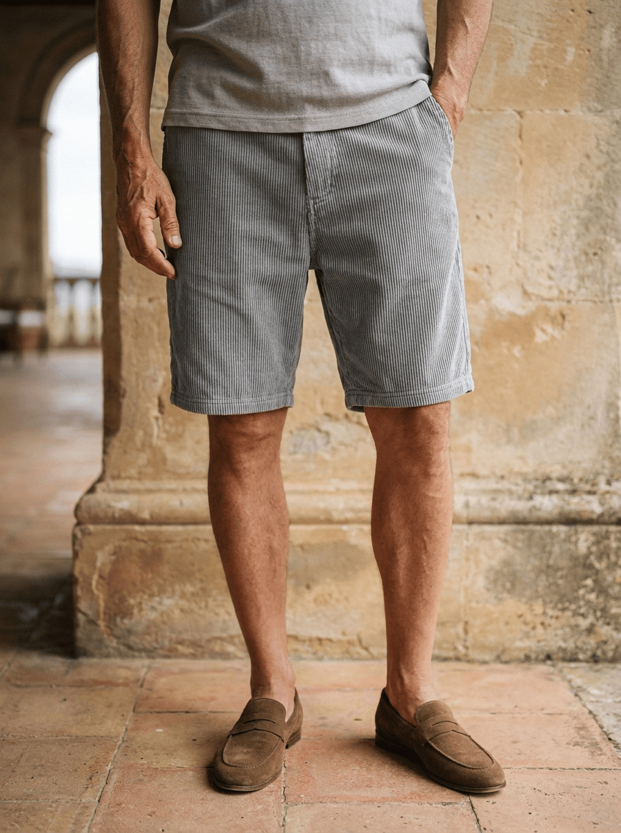 Romeo | Luxe Corduroy Zomershort 1+1 GRATIS