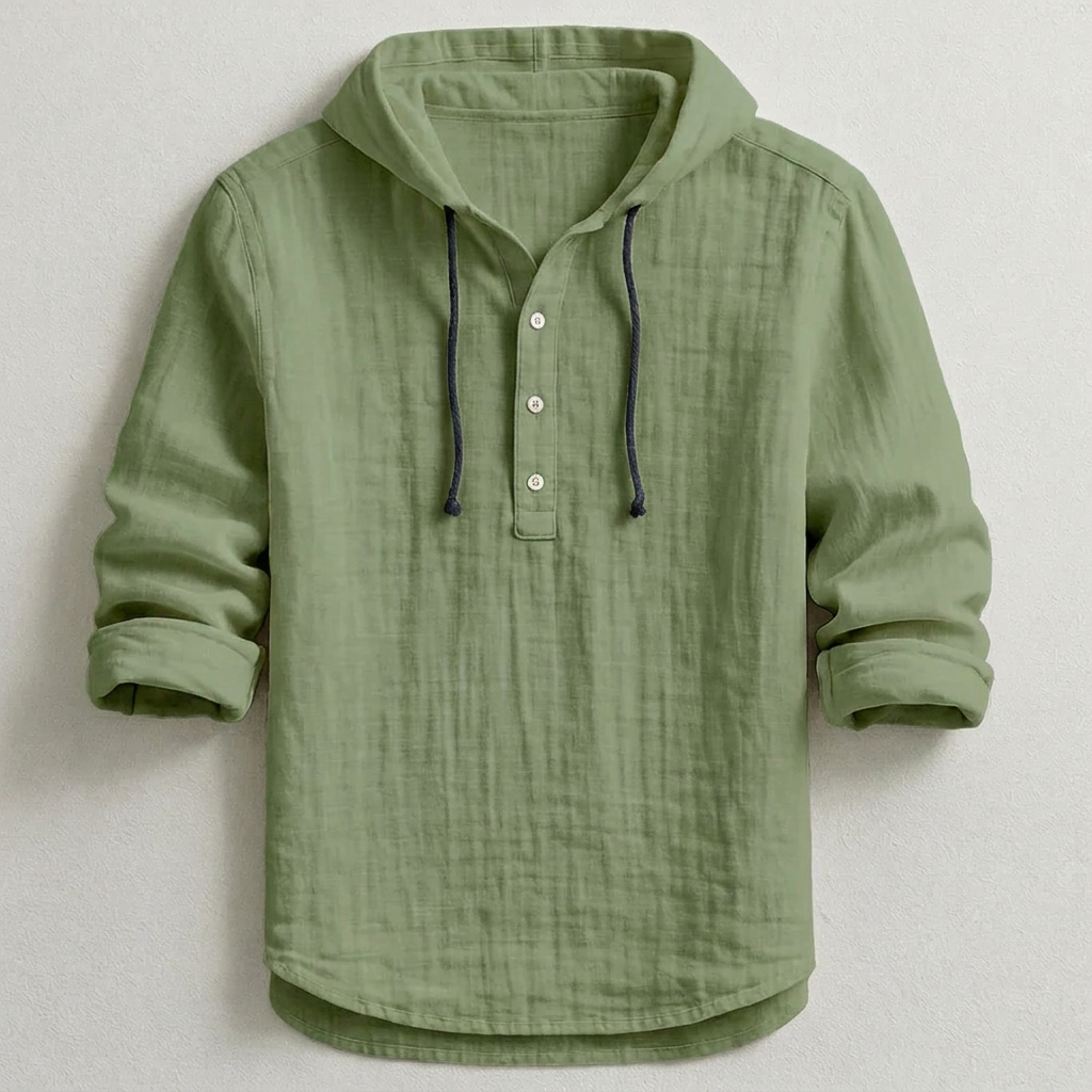 Aurelio | Luxe Shirt met Capuchon