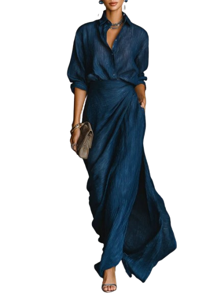 Camille | Set met Blouse en Lange Rok