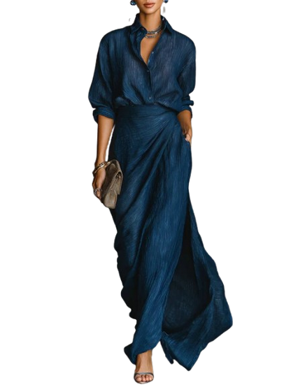 Camille | Set met Blouse en Lange Rok