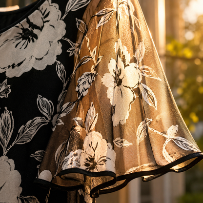 Camille | Luchtige Chiffon Jurk
