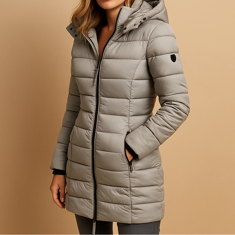 HAZELINE | Dames Winterjas met Verzorgde Look en Comfortabele Warmte