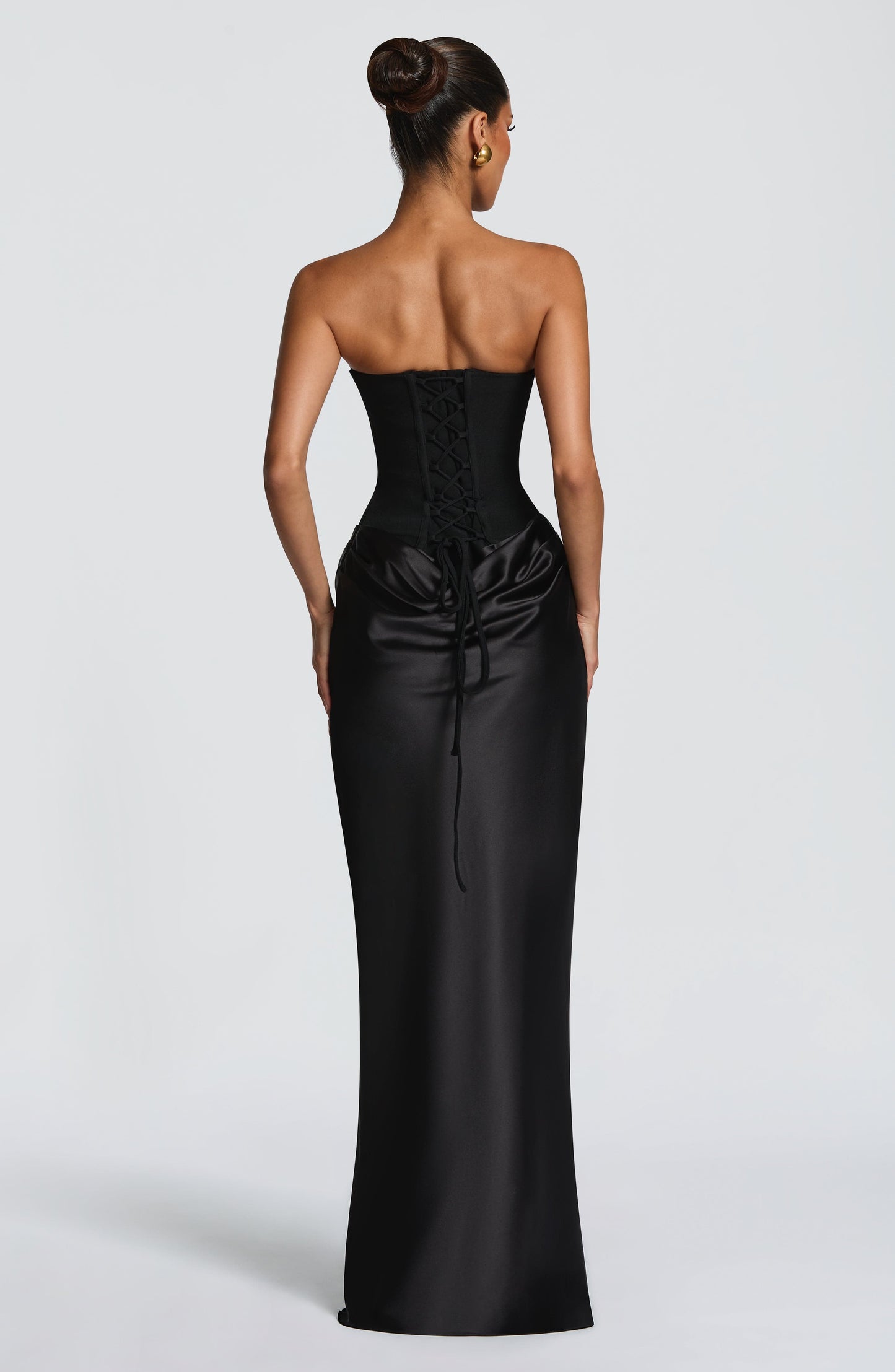 Violetta | Elegante Zwarte Maxi Jurk