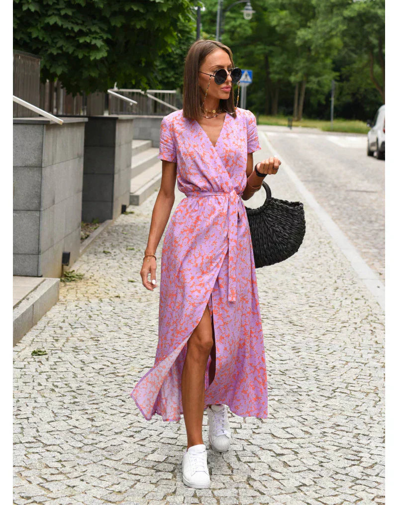 ARABELLA | Elegante Wikkeljurk met Flatterende Pasvorm