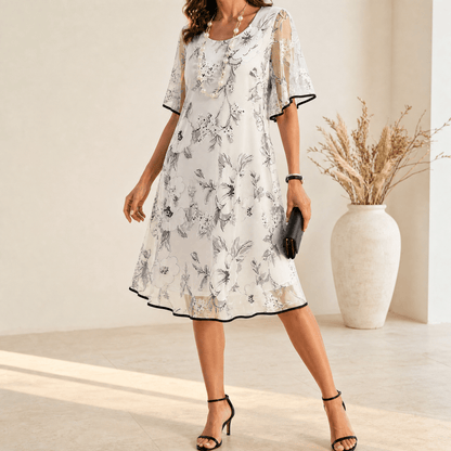 Camille | Luchtige Chiffon Jurk