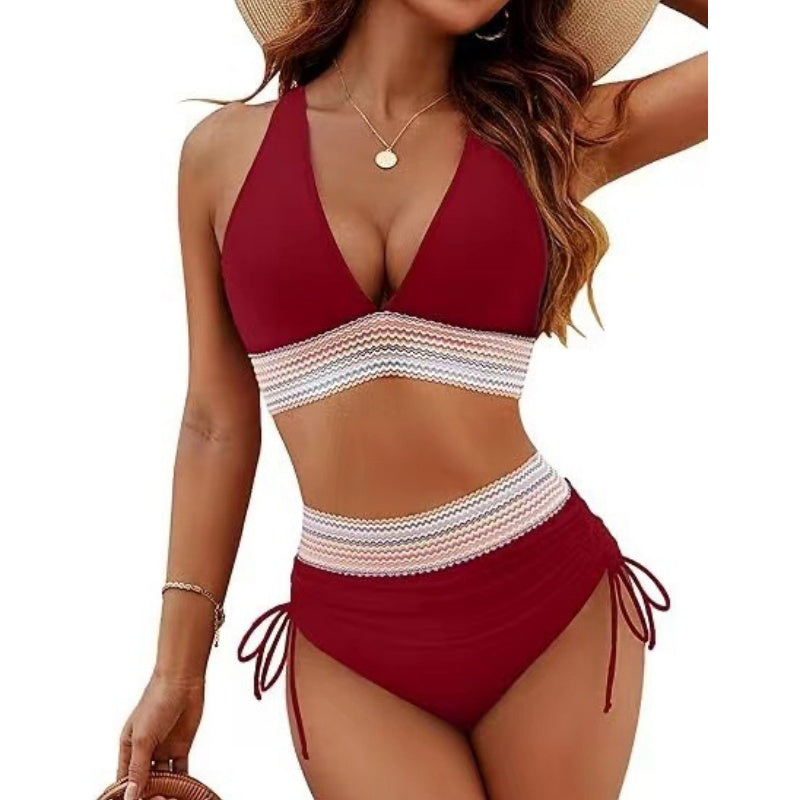 URSENNA | Bikini met Hoge Taille en Buikcontrole