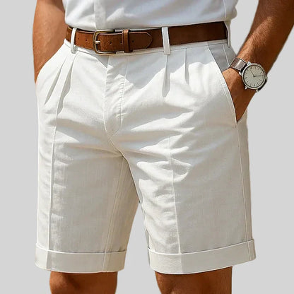 Milan | Elegante Heren Short met Plissé 1+1 Gratis