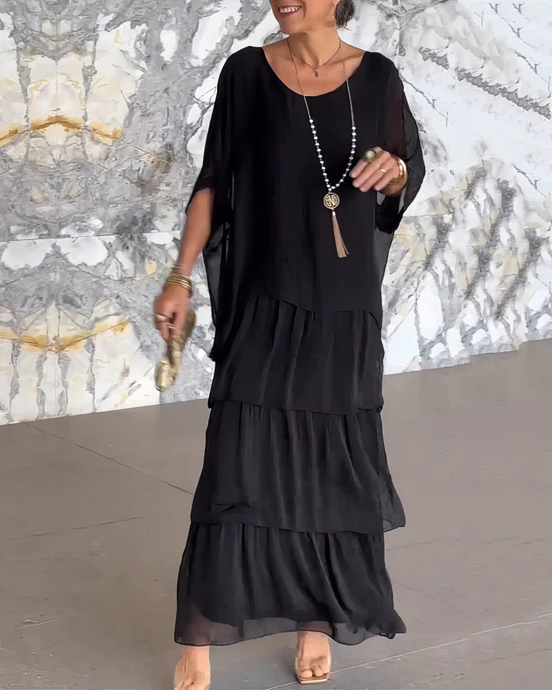 CAMILLE | Elegante Maxi Jurk Comfortabel voor Alle Gelegenheden