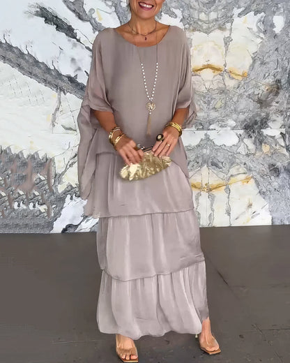 CAMILLE | Elegante Maxi Jurk Comfortabel voor Alle Gelegenheden