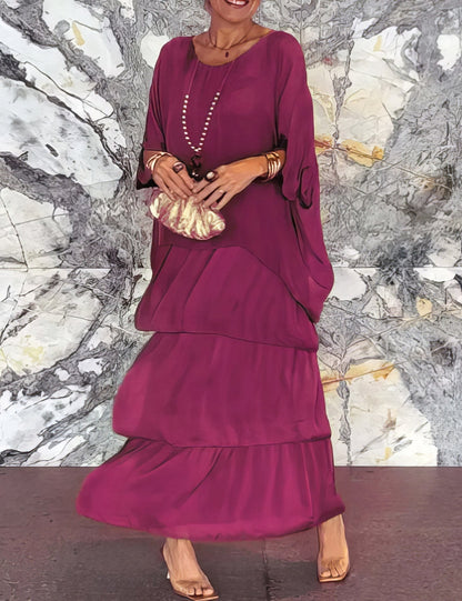 CAMILLE | Elegante Maxi Jurk Comfortabel voor Alle Gelegenheden
