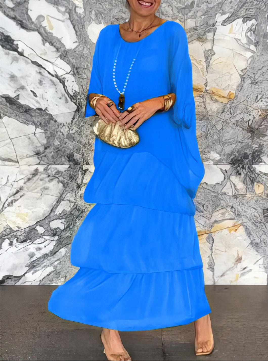 CAMILLE | Elegante Maxi Jurk Comfortabel voor Alle Gelegenheden