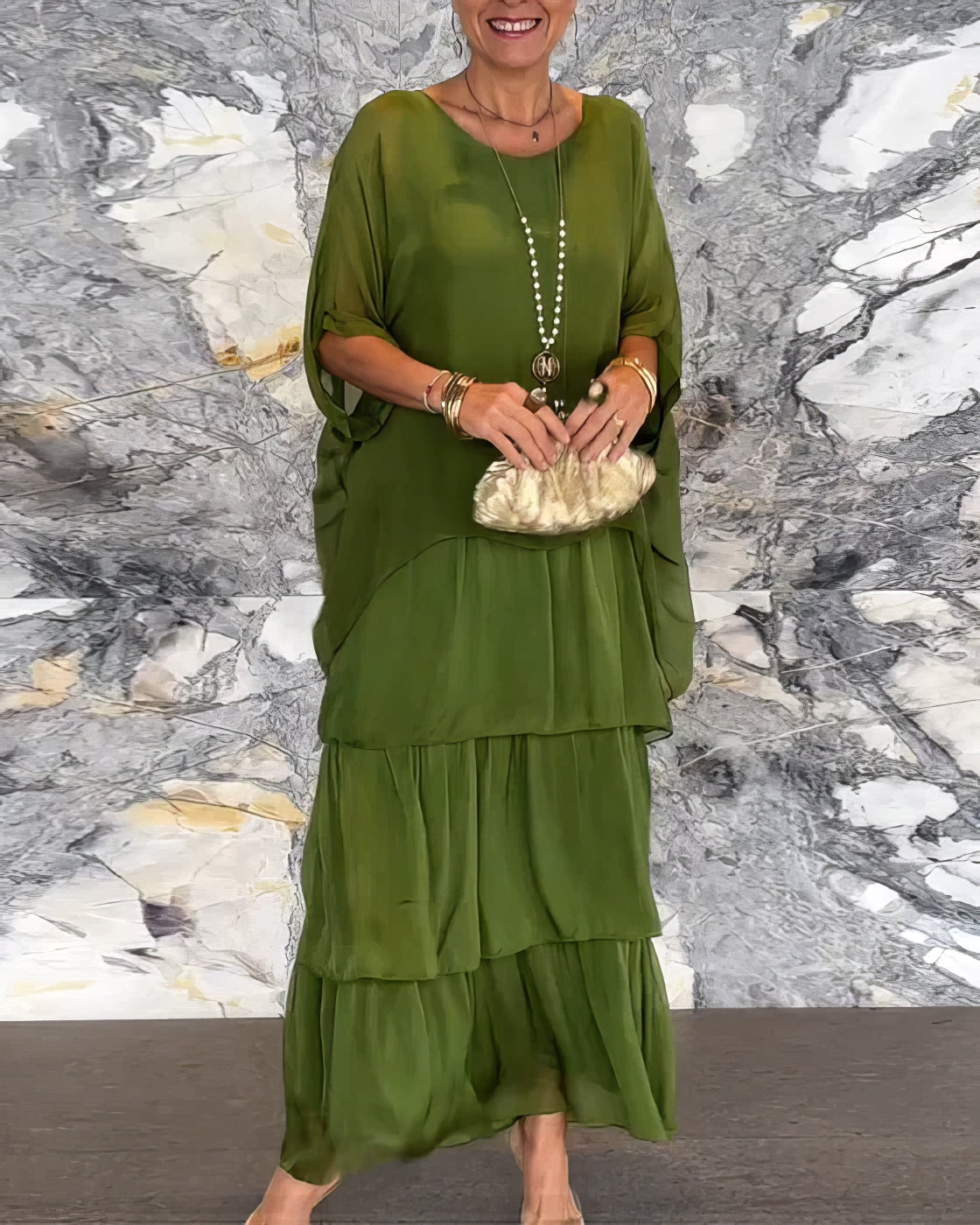 CAMILLE | Elegante Maxi Jurk Comfortabel voor Alle Gelegenheden